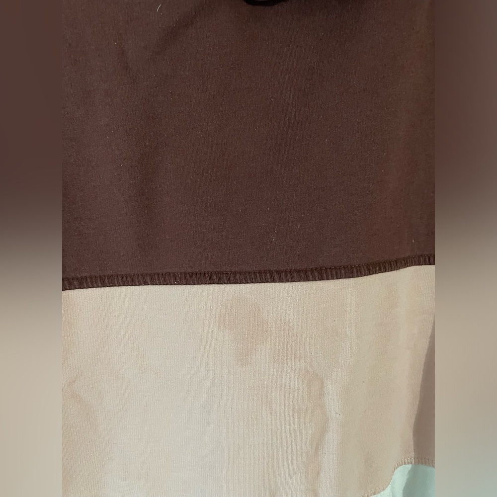 Bass Pro Pink Maroon and Cream Color Block Lightweight Hoodie - Picture 7 of 7